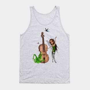 Violin in a cave Tank Top